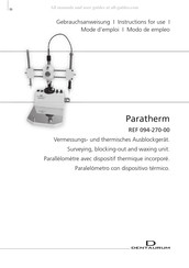 Dentaurum Paratherm Gebrauchsanweisung