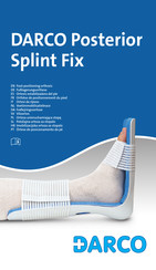 darco Posterior Splint Fix Gebrauchsanweisung