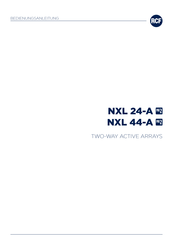 RCF NXL 24-A MK2 Bedienungsanleitung