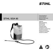 Stihl SGA 85 Gebrauchsanleitung
