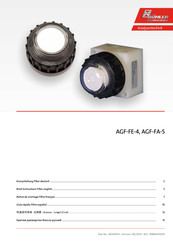 Bühler technologies AGF-FA-5 Kurzanleitung