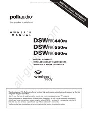 Polk Audio DSW PRO 440 WI Bedienungsanleitung