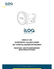 iLoq D50S.511.SD Montage- Und Pflegehinweise
