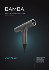 cecotec BAMBA IONICARE 6000 ROCKSTAR SOFT Bedienungsanleitung