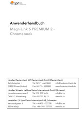 LVI MagniLink S PREMIUM 2 Chromebook Anwenderhandbuch