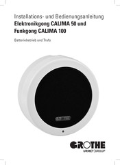 urmet CALIMA 100 Installations- Und Bedienungsanleitung