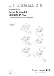 Endress+Hauser Proline Promass 83 PROFIBUS DP/PA Betriebsanleitung