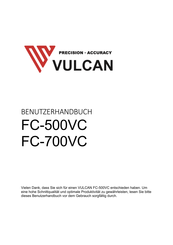 Vulcan FC-500VC Benutzerhandbuch