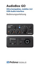 PRESONUS AudioBox GO Bedienungsanleitung