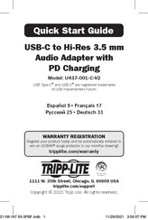Tripp Lite U437-001-C-V2 Kurzanleitung