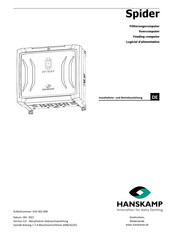 Hanskamp 010-302-000 Installation Und Betriebsanleitung