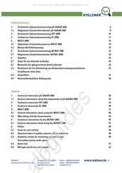stelzner NITRAT 2000 Gebrauchsanweisung