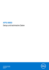 Dell XPS 8950 Einrichtung Und Technische Daten