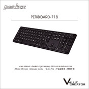 Perixx Value Creator PERIBOARD-718 Bedienungsanleitung