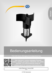 PCE PCE-WS V Bedienungsanleitung