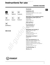 Indesit IWC 6125 Bedienungsanleitung