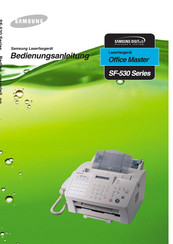 Samsung Office Master SF-530 Serie Bedienungsanleitung