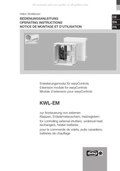 Helios KWL-EM Bedienungsanleitung