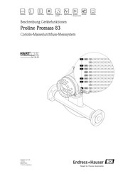 Endress+Hauser Proline Promass 83 HART Beschreibung Gerätefunktionen
