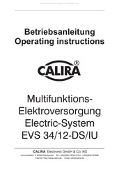 Calira EVS 34/12-DS/IU Betriebsanleitung