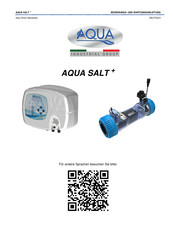 AQUA SALT + Standard Bedienungs- Und Wartungsanleitung
