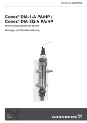 Grundfos Conex DIA-2Q-A PA/HP Montage- Und Betriebsanleitung