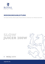 Royal Catering RCSJ-200W Bedienungsanleitung