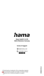 Hama 00188331 Bedienungsanleitung