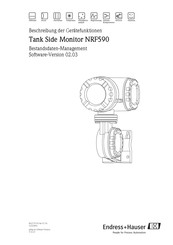 Endress+Hauser NRF590 Beschreibung Der Gerätefunktionen
