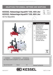 Kessel Aqualift F XXL 800 Anleitung Für Einbau, Betrieb Und Wartung