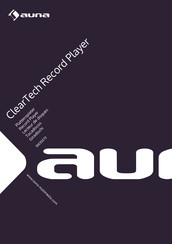 auna ClearTech Record Player Bedienungsanleitung