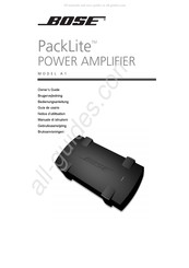 Bose PackLite A1 Bedienungsanleitung