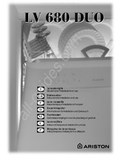 Ariston LV 680 DUO Informationen Für Installation Und Gebrauch