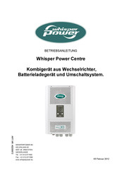 Whisper Power WPC-Serie Betriebsanleitung