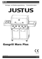 Justus Mars Plus Montage- Und Bedienungsanleitung