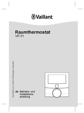 Vaillant VR 51 Betriebs Und Installationsanleitung