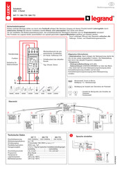 LEGRAND 604 772 Bedienungsanleitung