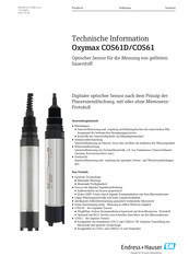 Endress+Hauser Oxymax COS61 Technische Information