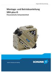 SCHUNK 5521810 Montage- Und Betriebsanleitung