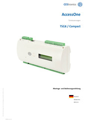 CEStronics AccessOne TSG8/Compact Montage- Und Bedienungsanleitung