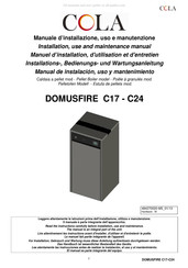 Cola DOMUSFIRE C17 Installations-, Bedienungs- Und Wartungsanleitung