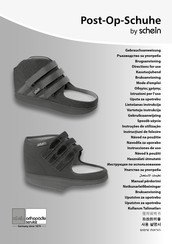 Schein Post-Op-Schuhe Gebrauchsanweisung