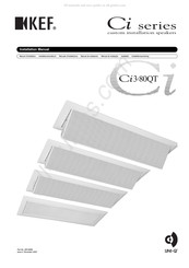 KEF Ci3-80QT Installationshandbuch