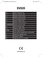 Emos EV020 Bedienungsanleitung