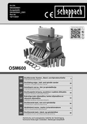 Scheppach OSM600 Original Bedienungsanleitung