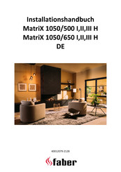 Faber MatriX 1050/500 I H Installationshandbuch
