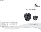 Grandstream GXV3610 HD/FHD Schnellstartanleitung