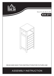 Homcom 834-271 Montageanleitung