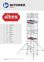 Altrex MiTOWER Aufbau- Und Verwendungsanleitung