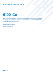 Radiodetection 6100-Cu Bedienungshandbuch